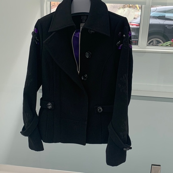 Black beaded jacket - Picture 1 of 5